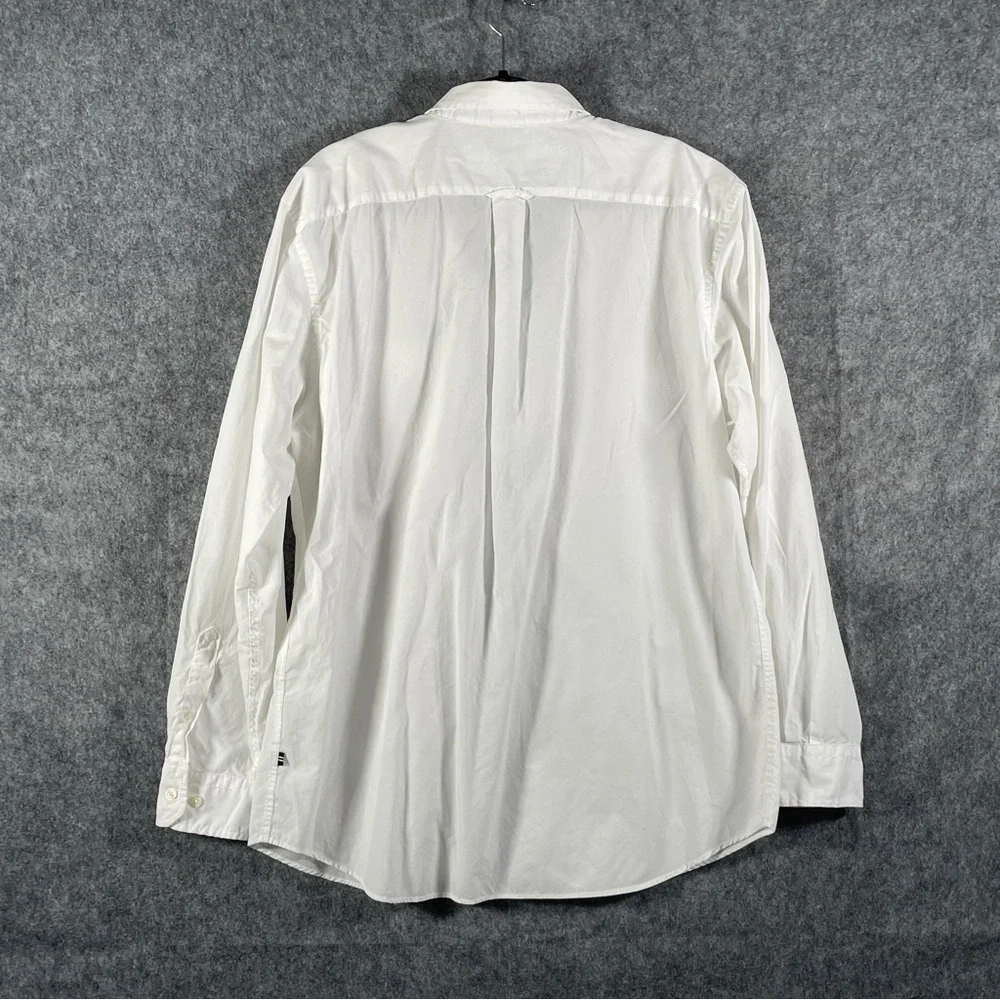 Nautica Mens White Button Down Shirt Size XL - Picture 6 of 6